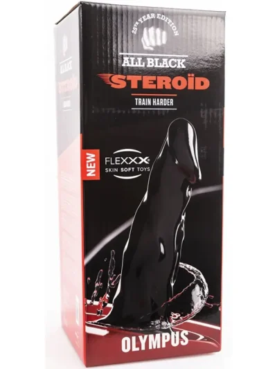 All Black Steroïd Olympus 42 cm - XXL dildo 5