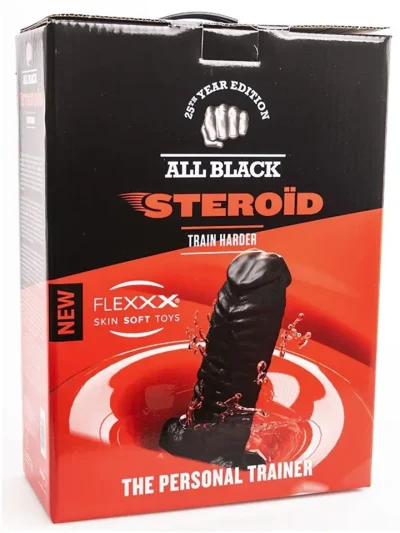 All Black Steroïd The Personal Trainer 37 cm - XXL anaallelu 4