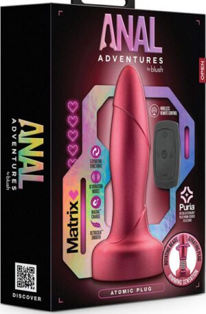 Anal Adventures Matrix Atomic Plug Martian Wine - Vibreeriv anaallelu 1