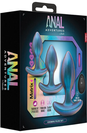 Anal Adventures Matrix Cosmos Plug Kit - Vibreeriv anaallelu 1