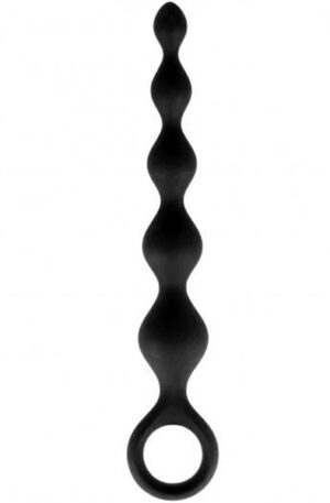 Arse Beads Black 18 cm - Anaalketid 1