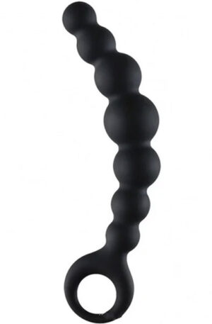 Arse Beads Silicone Black 17,8 cm - Anaalketid 1