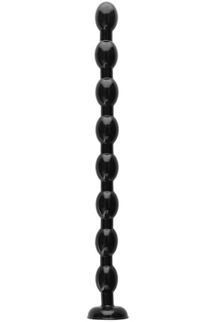 Ass Snake Beaded Dildo Black 48 cm - Eriti pikk anaaldildo 1