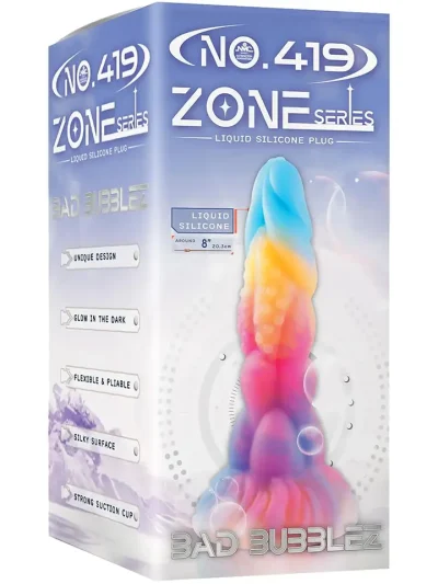 Bad Bubblez Silicone Dildo 20,4 cm - Dragon dildo 4