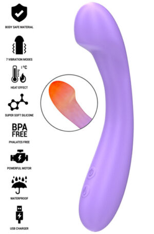 Becky Vibrator Heatable 7 Vibrations - Vibreeriv dildo 1