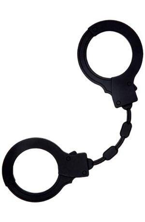 Black Silicone Handcuffs - Silikoonist käerauad 1