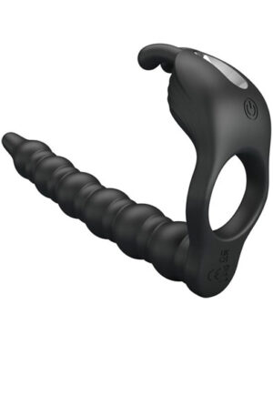 Blackney Penis Ring With Black Vibrator Plug - Vibreeriv peeniserõngas 1