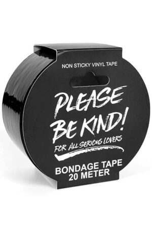 Bondage Tape Black 20 m - Bondage lint 1