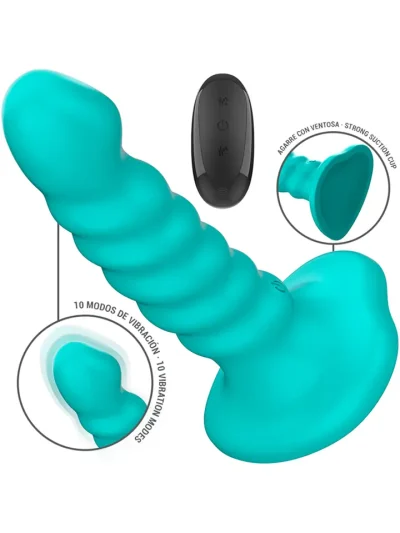 Buffy Vibrator Spiral 10 Vibrations Remote Control - Vibreeriv dildo 2