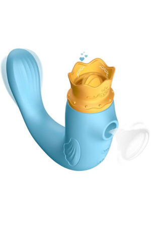 Clitoris Sucker With Stimulating Tongue & Vibration - Õhurõhu vibraator 1