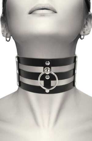 Coquette Hand Crafted Choker Vegan Leather Fetish - BDSM Choker 1