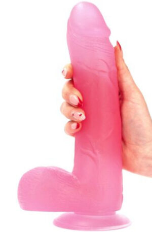 Costanzo Dildo Transparent Pink 25 cm - Dildo 1