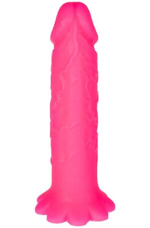 Dildo With Lotus Suction Cup Pink 18 cm - Dildo 1