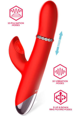 Divya Vibe With Up & Down Internal Ring Beads & Pulsation - Vibraator 1