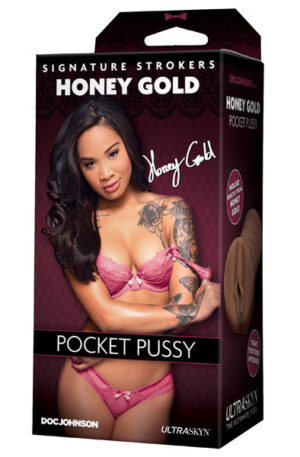 Doc Johnson Honey Gold Pocket Pussy - Tupe masturbaator 1