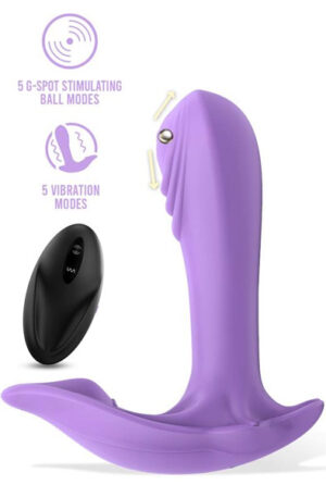 Donnyel Panty Vibe With G-spot Ball & Remote Control - G-punkti vibraator 1