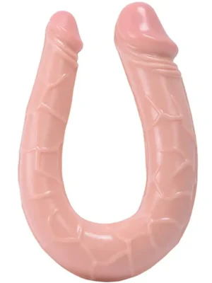 Double Curved Dildo U-shaped 15 cm - Topeltdildo annus 1