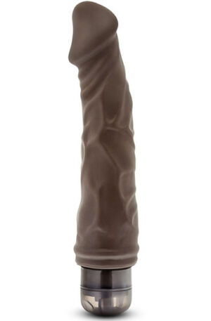 Dr. Skin Vibe 6 Chocolate 22,5cm - Vibreeriv dildo 1