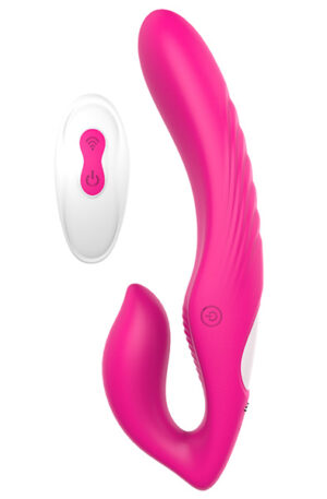 Dream Toys Vibes Of Love Remote Double Dipper - Strap on 1