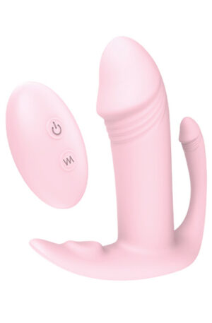 Dream Toys Vibes Of Love Remote Tri-pleasurer Pink - Punktvibraator 1