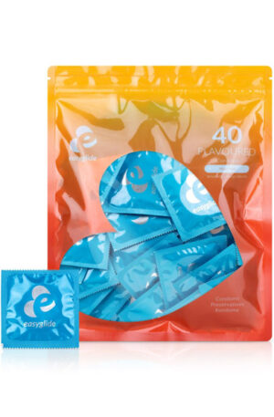 EasyGlide Flavored Condoms 40-pack - Kondoomid 1
