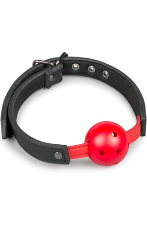 Easytoys Ball Gag With PVC Ball Red - Suupall 1