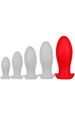Eggplay Silicone Plug Saurus Egg Red XXL - Eriti suur anaallelu 1