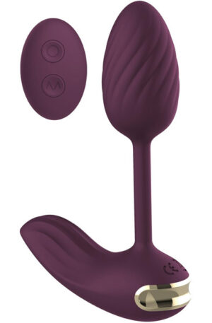 Essentials Flexible Wearable Vibrating Egg Purple - Vibreeriv muna 1