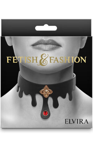 Fetish & Fashion Elvira Collar - BDSM Choker 1