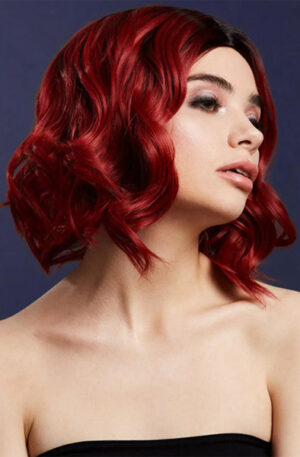 Fever Kourtney Wig Two Toned Blend Ruby Red - Parukas 1