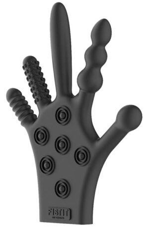 Fist-It Silicone Stimulation Glove - Tekstuuriga kindad anaalseks mänguks 1