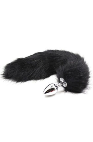 Fox Tail Plug Black - Looma saba ja anaallelu 1