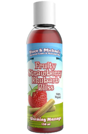 Fruity Strawberry Rhubarb Bliss Warming Massage 150ml - Massaažiõli 1
