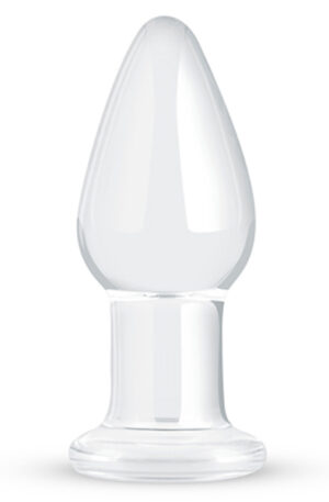 Gildo Clear Glass Buttplug 10cm Ø3,9cm - Klaasist anaalkork 1