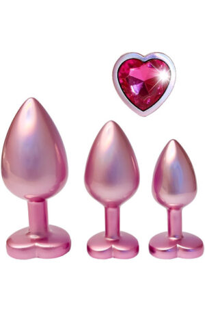 Gleaming Love Pearl Plug Set Pink - Anaallelu komplekt 1