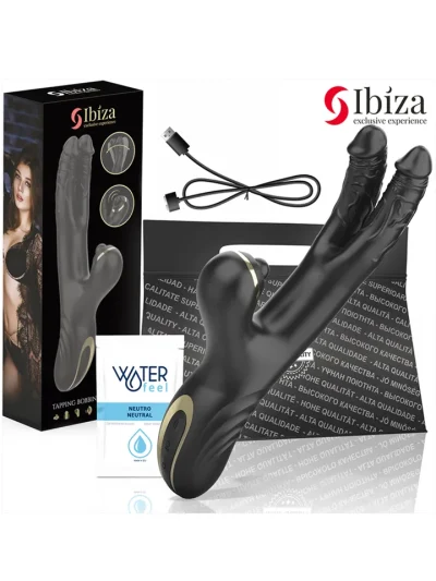 Ibiza Two Dragons Double Vibrator Black - Küülikuvibraator 3