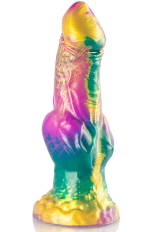 Iris Dildo With Rainbow Testicles Of Pleasure 22,5 cm - Monster dildo 1