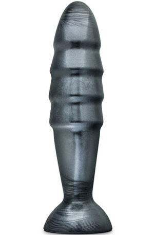 Jet Destructor Carbon Metallic Black Butt Plug - Eriti suur anaallelu 1