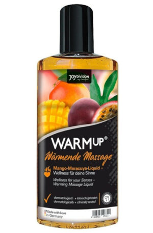 Joydivision Warm-up Massage Oil Mango & Maracuya 150ml - Massaažiõli mango grenadiin 1