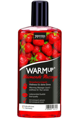 Joydivision Warm-up Massage Oil Strawberry 150ml - Massaažiõli maasikas 1