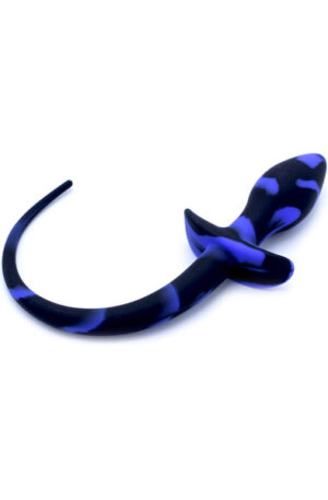 Kiotos Anal Plug Dog Tail Black/Blue - Looma saba ja anaallelu 1