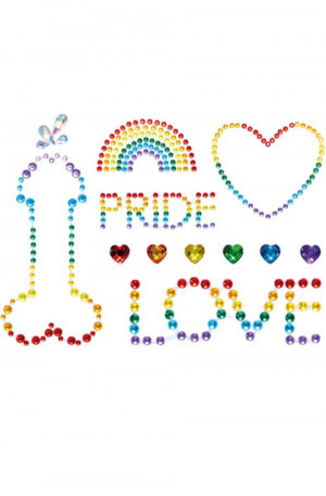 Leg Avenue Pride Bodyjewels Sticker - Kehaehted 1