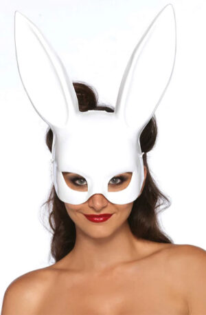 Leg Avenue Rabbit Mask White - Rollimäng ja maskeraad 1