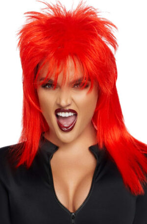 Leg Avenue Unisex Rockstar Wig Red - Parukas 1
