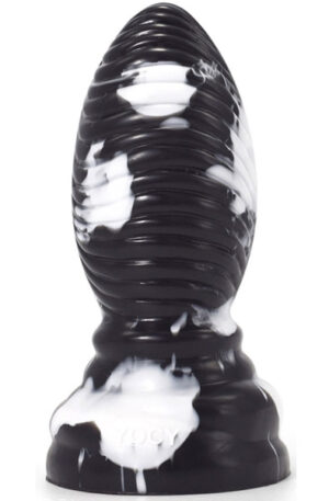 Linox Plug Black-White 20cm - Eriti suur anaallelu 1