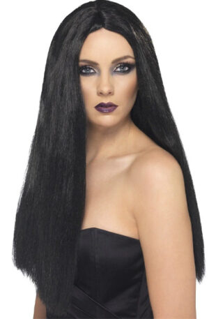 Long Straight Wig Black - Parukas 1