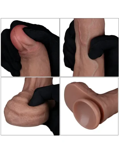 Lovetoy Dual Layered Silicone Cock 21,5 cm - Elutruu dildo 3