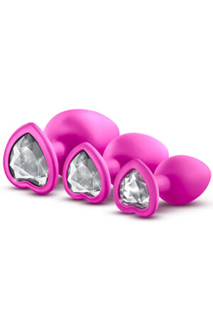 Luxe Bling Plugs Training Kit Pink - Anaallelu komplekt 1