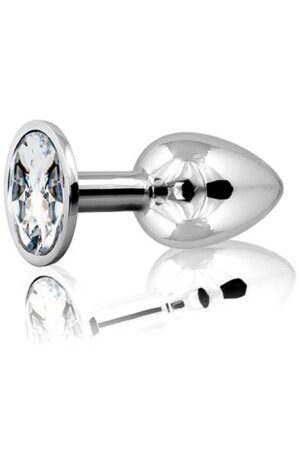 Metal Butt Plug Silver Small - Anaaltapp metallist 1