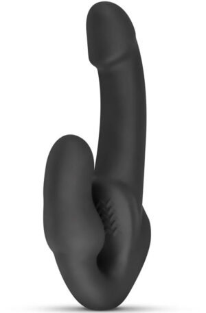 Morgan Strapless Strap-On Dildo Black 22 cm - Strap on 1